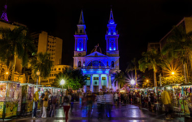 Fototapeta premium Cathedral at night