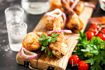 Shish kebab or shashlik