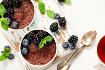 Chocolate mug cupcake