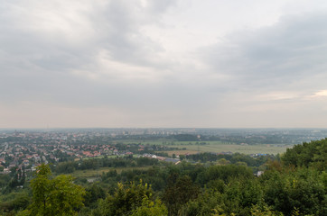Fototapeta na wymiar Panorama of City of Tarnów, Poland