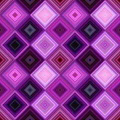 Fototapeta premium Purple geometric diagonal square pattern - vector mosaic tile background graphic design