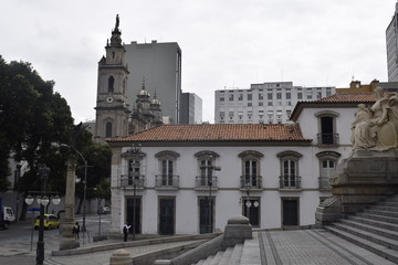 Fototapeta na wymiar Centro histórico no Rio de Janeiro