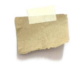 pieces of torn paper texture background, copy space.