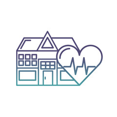 hospital building heart rate health care