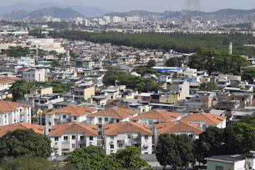 Fototapeta na wymiar Horizonte urbano, Rio de Janeiro