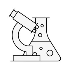 biology laboratory microscope test tube equipment