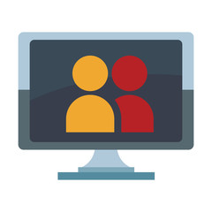 Contacts on pc screen