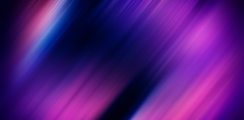 Blurred background, abstract colored diagonal lines - purple, black, red. Web banner.