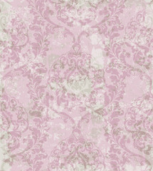 Damask ornament pattern Vector. Royal decor. Imperial background. trendy color textures
