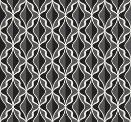 Classic art deco seamless pattern. Geometric stylish ornament. Vector antique texture.