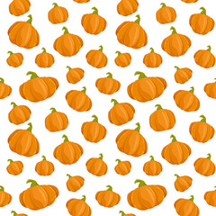 Seamless background with Pumpkins for Thanksgiving day