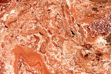 Abstract blurred background with different tone of red and brown colors