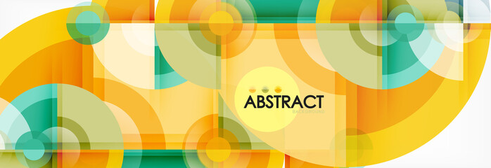 Circle abstract background