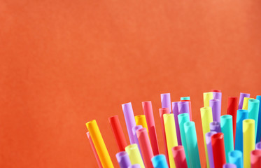 straw straws plastic drinking background colourful  full screen single use