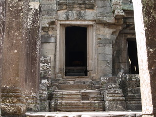 Angkor Wat Stairs and Doorway