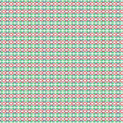Green, red and white -pattern original design and digital drawing. It can be used in web, wallpaper, ceramic and fabric designs.