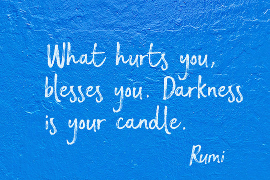 blesses you Rumi
