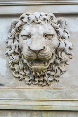 ancient lion relief