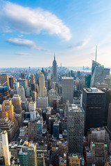 Obraz premium Manhattan - View from Top of the Rock - Rockefeller Center - New York