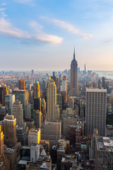 Fototapeta premium Manhattan - Widok z Top of the Rock - Rockefeller Center - Nowy Jork