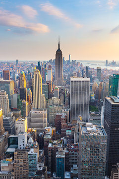 Manhattan - View from Top of the Rock - Rockefeller Center - New York © Giuseppe Cammino