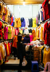 Small outlet clothes shop