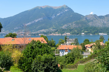 Fototapeta na wymiar Lake Como from shore