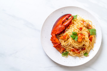 Pasta all'astice or Lobster spaghetti