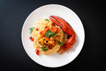 Pasta all'astice or Lobster spaghetti