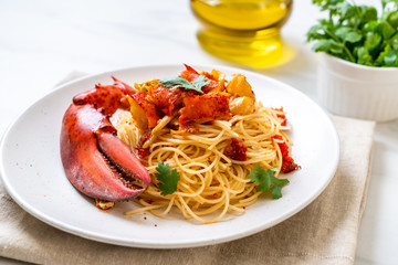 Pasta all'astice or Lobster spaghetti