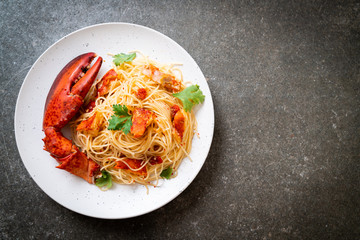Pasta all'astice or Lobster spaghetti