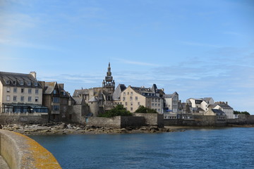 Fototapeta na wymiar Blick auf Roscoff, Bretagne
