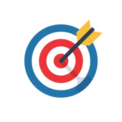 Tuinposter target, challenge, objective icon © antlia