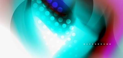 Obraz premium Color flowing wave, trendy liquid design template