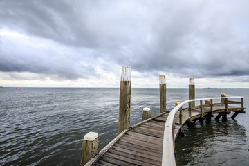 Obraz premium Bootssteg