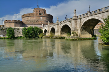 Vista di Castel Sant' Angelo, Roma
