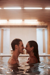 Couple In Love At Luxury Hotel