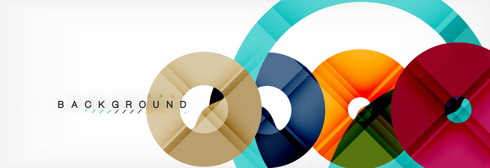 Obraz premium Modern geometrical abstract background