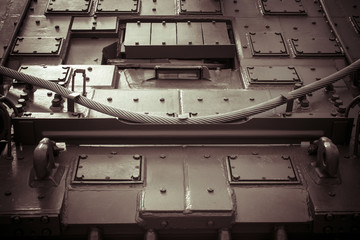 background metal armor military coverage