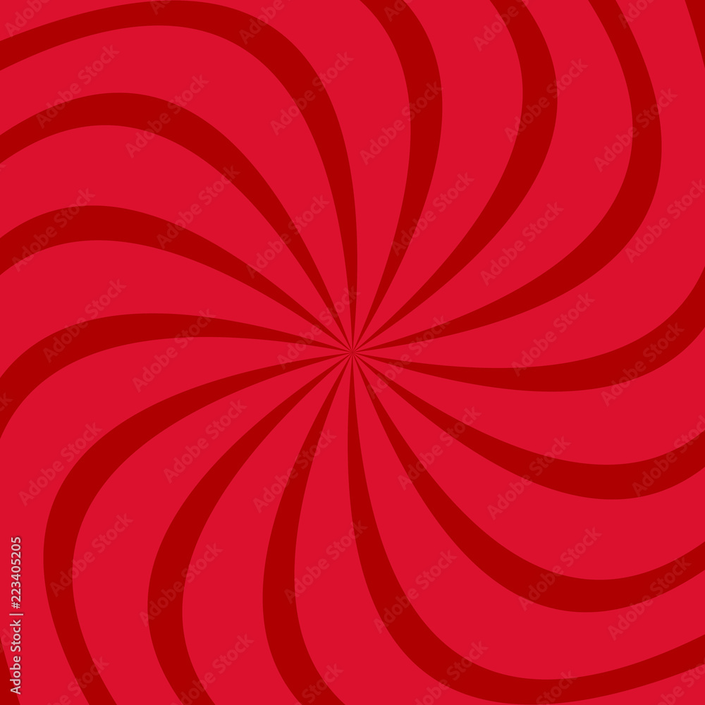 Poster spiral ray background - vector graphic design from spinned rays