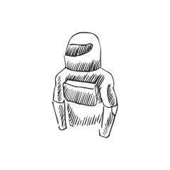 robot isolated on white background, vector illustration