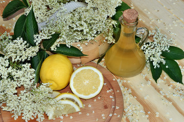 Health drink  from elderberry flowers