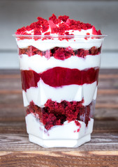 Delicious red sweets 
