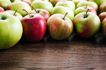 Apples, harvest, fresh fruit, close-up