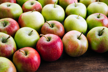 Apples, harvest, fresh fruit, close-up
