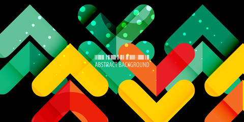 Geometric colorful abstract background