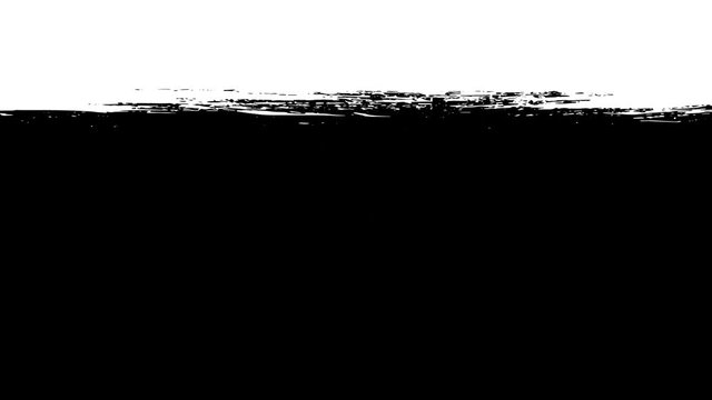 4k Paint Brush Stroke Transition Wipe On And Off/
Animation of a black and white abstract paint brush wipe on and on effect, with ease in for transition background