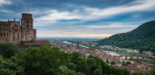 Heidelberg Altstadt und Neckar