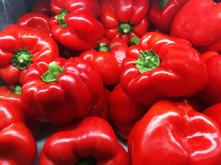 sweet red pepper background