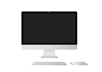 Fototapeta premium lcd flat screen monitor